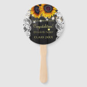 Goldene Sonnenblume Stallholz-FOTO-Abschlussfeier Fächer (Vorderseite)