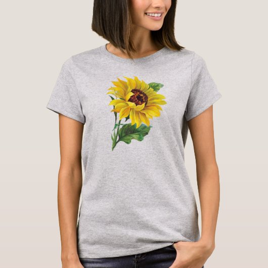 Goldene Sonnenblume T-Shirt (Vorderseite)