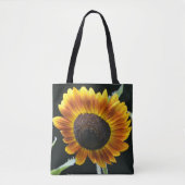 Goldene Sonnenblume Tasche (Vorderseite)