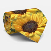 Goldene Sonnenblumen I Krawatte (Gerollt)