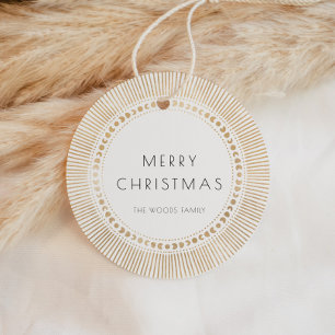 Goldene Sonnenbrille Bilderkunst Deko Frohe Weihna Geschenkanhänger