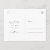 Goldene Sonnenbrille Deko Foto Holiday Postkarte (Rückseite)