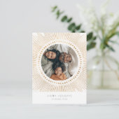 Goldene Sonnenbrille Deko Foto Holiday Postkarte (Stehend Vorderseite)