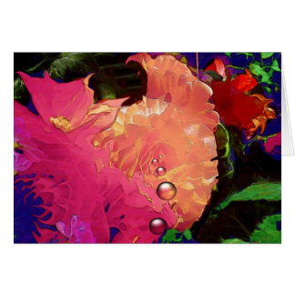 Goldene Sonnenuntergang-Karte