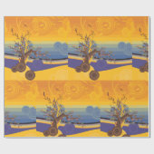 Goldene Sonnenuntergänge Geschenkpapier (Flach)