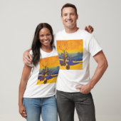 Goldene Sonnenuntergänge T-Shirt (Unisex)