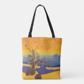 Goldene Sonnenuntergänge Tasche (Rückseite)