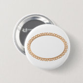 Goldene Spiegel-Feld-Schablone - addieren Sie Ihr Button (Vorne & Hinten)