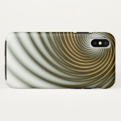 Goldene Spin Case-Mate iPhone Hülle (Rückseite (Horizontal))
