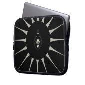 Goldene Spinne Laptopschutzhülle (Vorderseite Links)