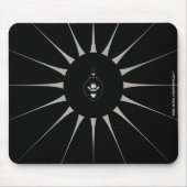 Goldene Spinne Mousepad (Vorne)
