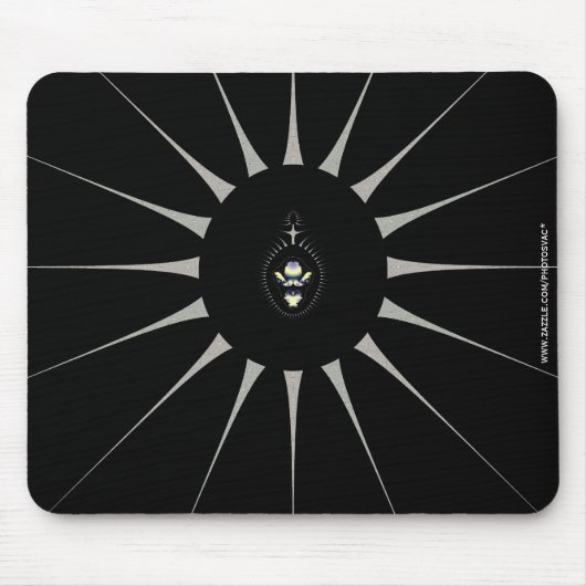 Goldene Spinne Mousepad (Vorne)