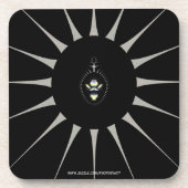 Goldene Spinne Untersetzer (Vorderseite)