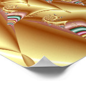 Goldene Spirale Poster (Ecke)