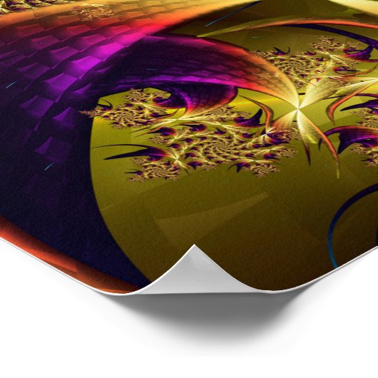 Goldene Spirale Poster (Ecke)