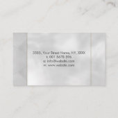 Goldene Spirale - Sacred Geometry Business Card Visitenkarte (Rückseite)