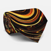 Goldene Spiralen - II Krawatte (Gerollt)