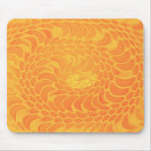 Goldene Spiralenergie Mousepad (Vorne)