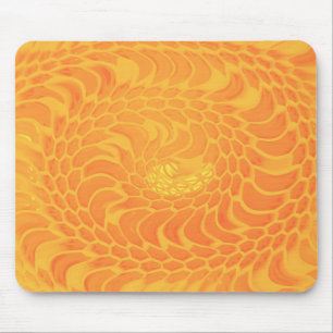 Goldene Spiralenergie Mousepad