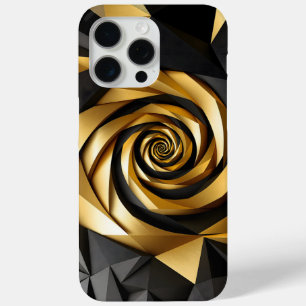 Goldene Spiralgeometrie Case-Mate iPhone Hülle