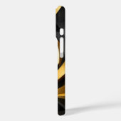 Goldene Spiralgeometrie Case-Mate iPhone Hülle (Rückseite / Links)