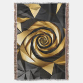 Goldene Spiralgeometrie Decke (Vorderseite Vertikal)