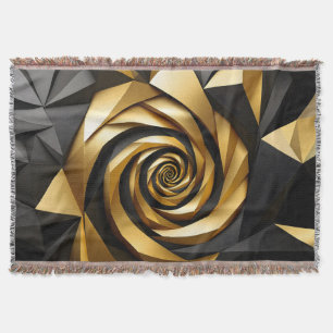 Goldene Spiralgeometrie Decke