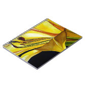 Goldene Splendor-Lilie Originelle Kunst Notizblock (Linke Seite)