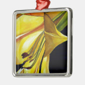Goldene Splendor-Lilie Originelle Kunst Ornament Aus Metall (Links)