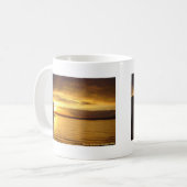Goldene Spritzen-Kaffee-Tasse Kaffeetasse (Vorderseite Links)