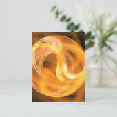 Goldene Spur Postkarte (Stehend Vorderseite)