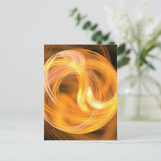 Goldene Spur Postkarte (Stehend Vorderseite)