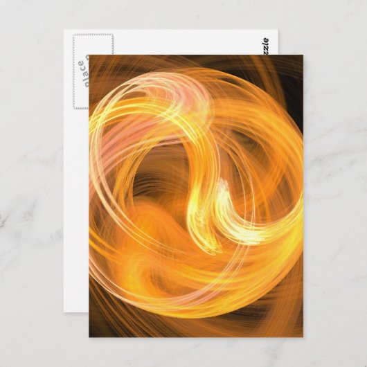 Goldene Spur Postkarte (Vorne/Hinten)