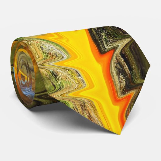 Goldene Stäbe Krawatte (Gerollt)