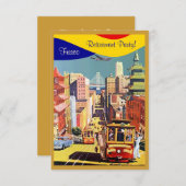 Goldene Stadt durch die Bucht-San Francisco Einladung (Vorne/Hinten)