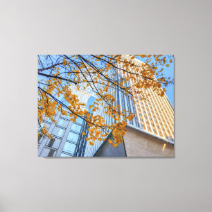 Goldene Stadt Leinwanddruck