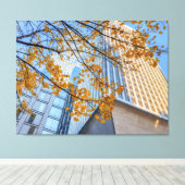 Goldene Stadt Leinwanddruck (Insitu (Holzboden))