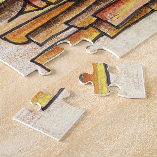 Goldene Stadt Puzzle (Seite)