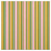 Goldene Stange, hellrosa und dunkelgrüne Farbe Stoff (Muster)