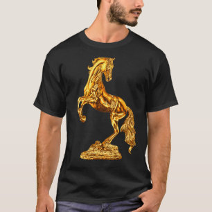 Goldene Statue von Rom T-Shirt