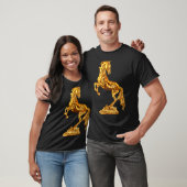 Goldene Statue von Rom T-Shirt (Unisex)