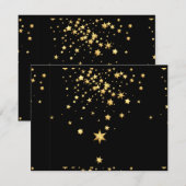 Goldene Sterne Ankündigung (Vorne/Hinten)