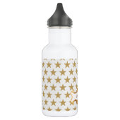 Goldene Sterne Edelstahlflasche (Links)