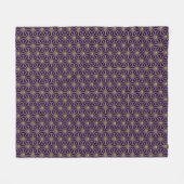 goldene Sterne Fleecedecke (Vorderseite (Horizontal))