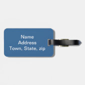 Goldene Sterne - Gepäckanhänger (Rückseite horizontal)