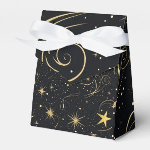 Goldene Sterne Geschenkboxen mit Multifunktionslei Geschenkschachtel