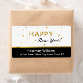 Goldene Sterne - Glückliche neue Jahresverschiffun (Insitu)