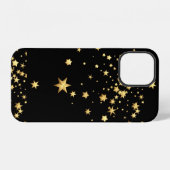 Goldene Sterne iPhone Hülle (Rückseite (Horizontal))