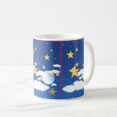 Goldene Sterne - Kaffeetasse (VorderseiteRechts)