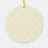 Goldene Sterne Keramik Ornament (Vorne)